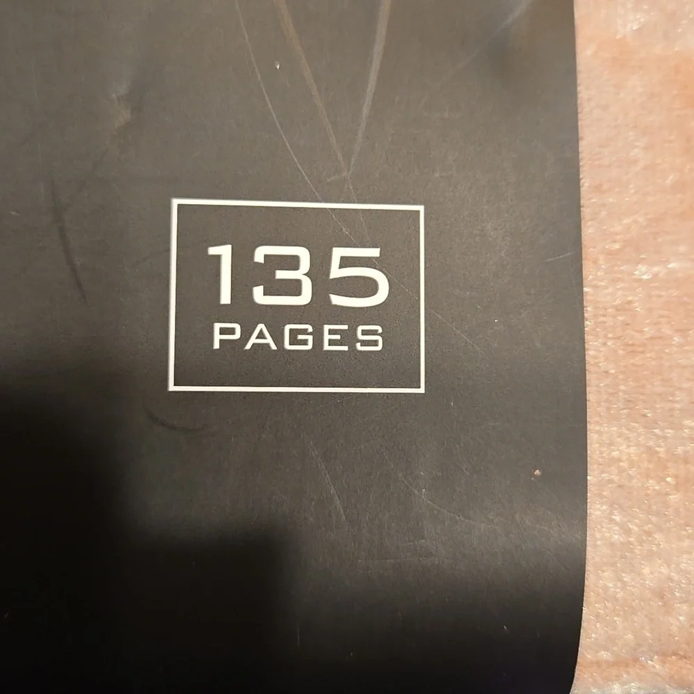 BADGLEY MISCHKA EMBELLISHED VELVET NOTEBOOK. 135 PAGES.